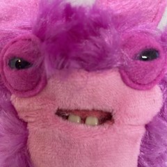 Fuggler Funny Ugly Monster Plush Doll Lord Long Ears Pink Keychain ITEM IN PICS