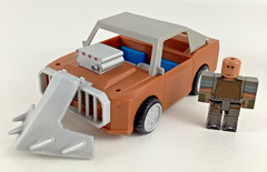 Roblox Video Game Action Figure The Abominator Spike Bumper Mad Max Vehicle Lot