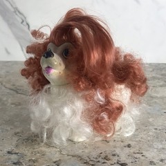 VINTAGE HASBRO SWEETIE PUPS BROWN SPRINGER SPANIEL PUPPY FIGURINE