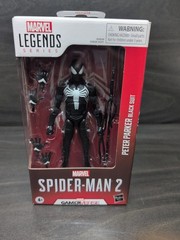 Marvel Legends Spider-Man 2 Black Suit Symbiote Peter Parker Gamerverse Figure