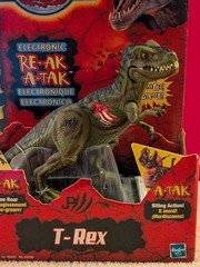 Jurassic Park III Electronic Re-Ak A-Tak T-Rex Figure- New In Box -Hasbro
