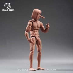 USA NOTAMAN NT-01 1/12 Male Wide Shoulder Strong Soldier Body 6” Action Figure