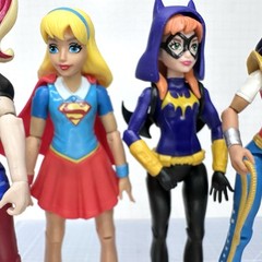 DC Comics Super Hero Girls Harley Quinn Batgirl Super Girl Mattel Action Figures