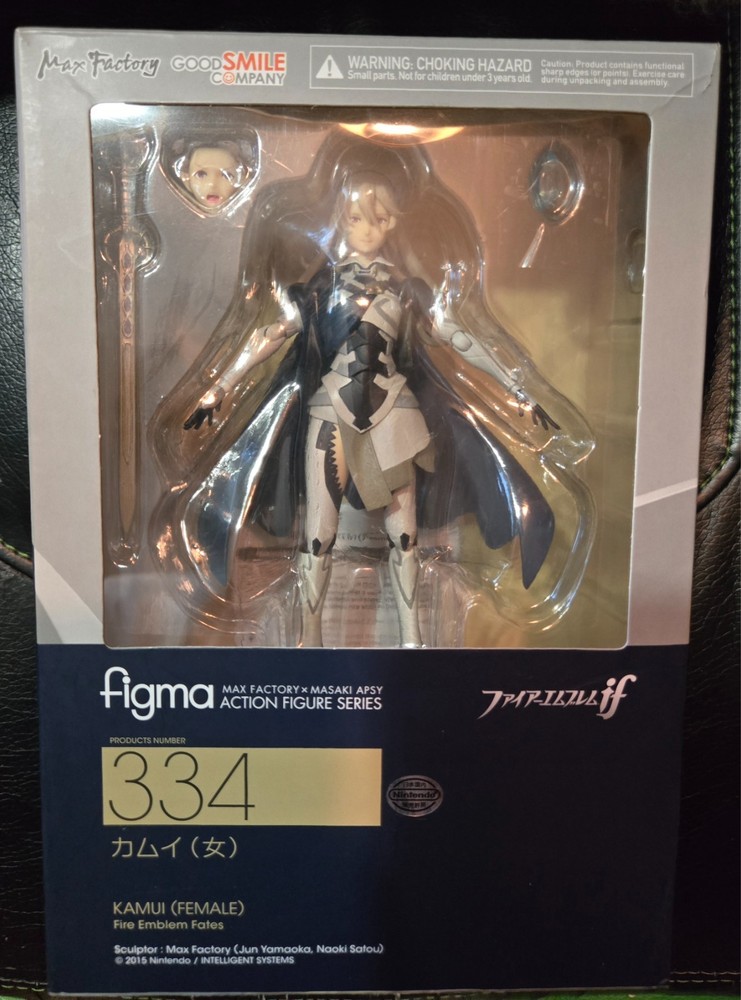 figma Fire Emblem Fates Corrin Kamui Female Figure #334 Max Factory No Stand