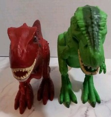 Zuru & Unbranded T-Rex Dinosaur Lights Sounds Lot Of 2 Working See Pictures