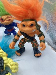 Lot of 7 Battle Trolls Loos Hasbro Assorted Characters EUC CLEAN Vintage 1992