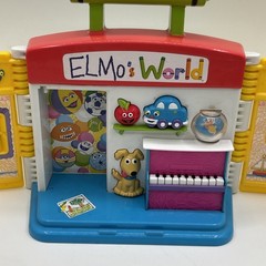 Sesame Street Elmo’s World Talking Playset Rare Vintage Kids Toy TESTED! WORKS!