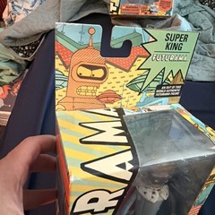 Futurama Toynami Figure Bender Super King Wow!!! No Santa Robot Build A Bot