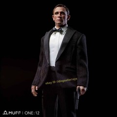 MUFF 007 Agent Killer 1/12 Action Figure Suit Clothes Gray suit & Head Body 2026