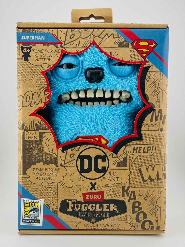 FUGGLER ZURU SUPERMAN SDCC 2025 COMIC CON DC COMICS UCC DISTRIBUTING EXCLUSIVE