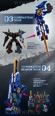 Miniforce Dinoid Warrior DINO COMMANDER+BUSTER GIGA STORM TERA TIDAL SHARK Set