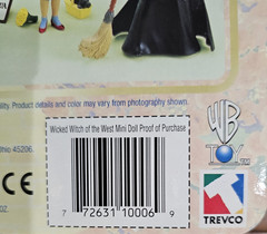 Vintage NIB The Wizard of Oz 1998 | WICKED WITCH of WEST Trevco Movie Figure