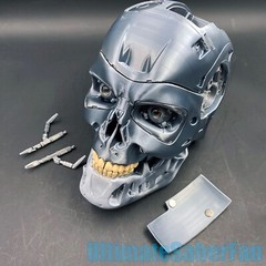 Terminator Endoskeleton Skull 1:1 Lifesize T1 T2 T800 – US Made – Dark Version