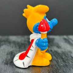 Smurfs 20074 King Smurf Figure Emperor Vtg PVC Bully Peyo Cape Crown Figurine