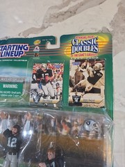 1999 KEN STABLER DAVE CASPER Oakland Raiders Starting Lineup Classic Doubles