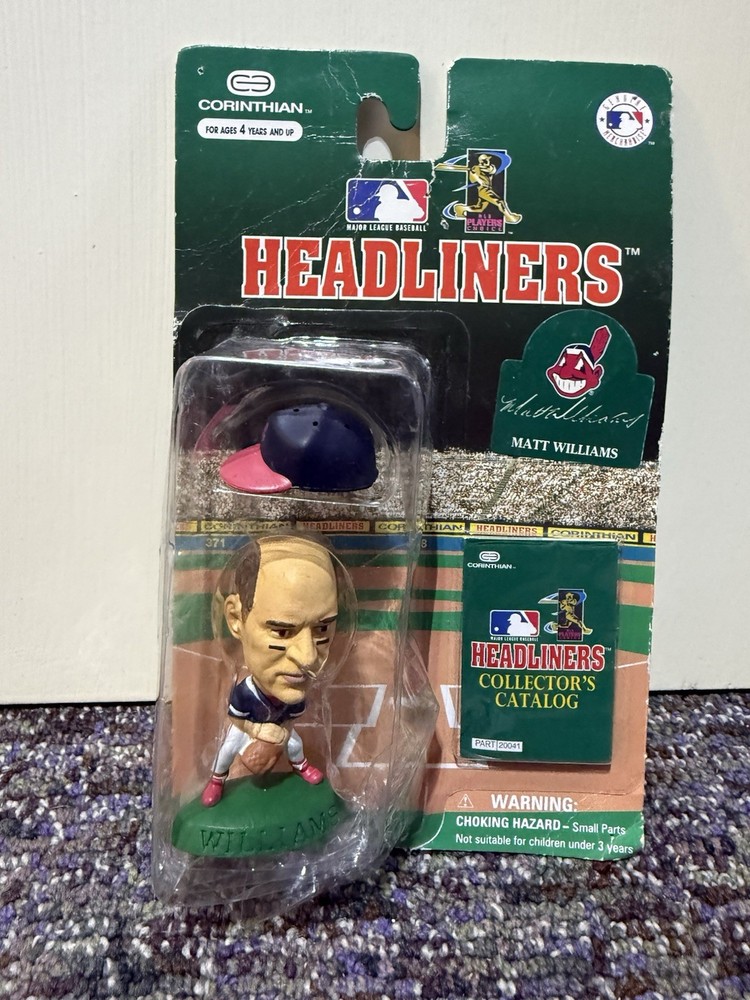 1996 MATT WILLIAMS Cleveland Indians Headliners Figure New Corinthian Baseball