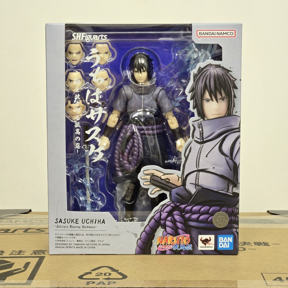 SH Figuarts Naruto Shippuden Sasuke Solitary Blazing Darkness NEW SEALED