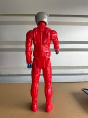 Action Figure Red Black Suit Silver Helmet Blue Gloves Plastic