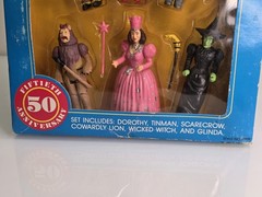 Wizard of Oz Action Figure Toys 50th Anniversary 1988 89 Turner Lot x 6 3.75”