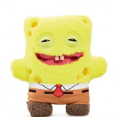 Fuggler Spongebob Patrick Star Plush Toys Funny Ugly Monster Tooth Birthday Gift