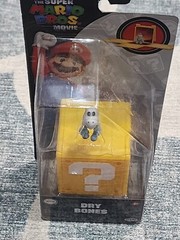 Jakks Pacific Super Mario Bros Movie Dry Bones 1.25 in Mini Figure BRAND NEW