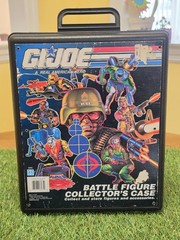 Hasbro 1991 Vtg GI JOE Battle Figure Collectors Case No Dividers Missing 1 Tab