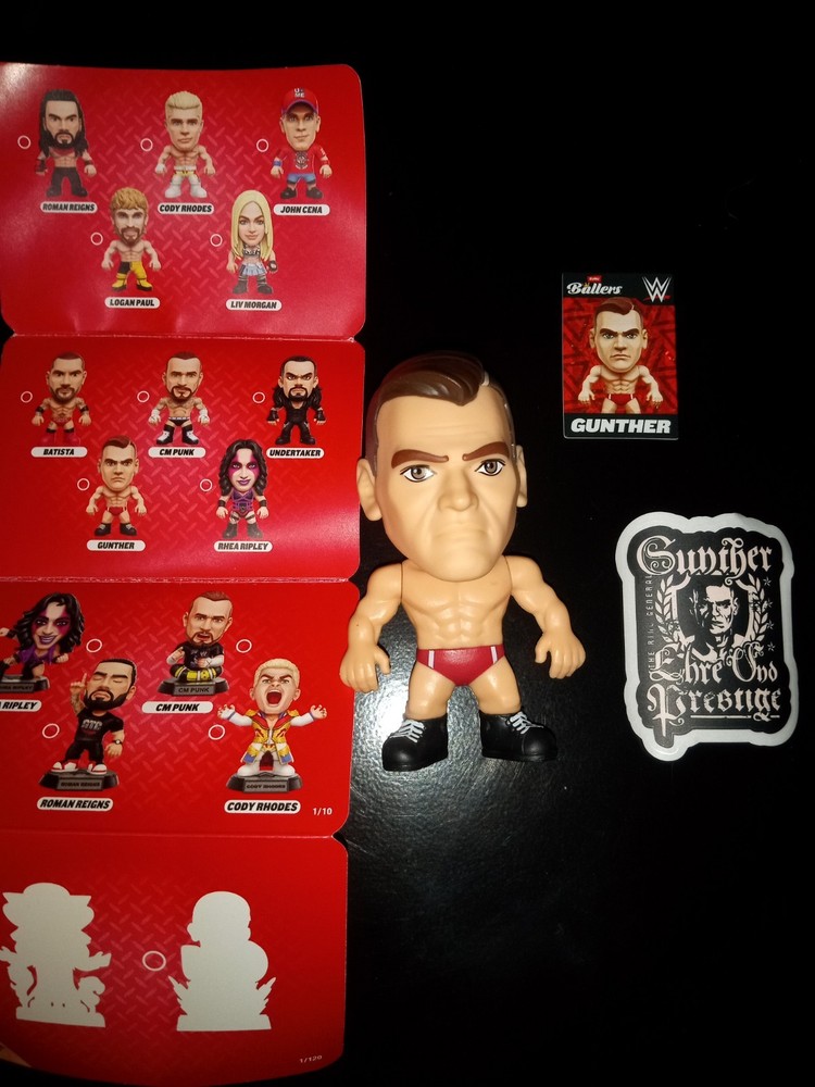 WWE Zuru Ballers – Gunther – with Sticker & Mini Poster – Target Exclusive