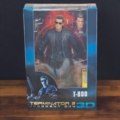 NECA Terminator 2 Judgement Day 3D T-800 Action Figure Galleria 2017 NIB HTF