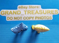 LOT OF 2 POPPY PLAYTIME 2.5″ HUGGY WUGGY MINI FIGURES Smiling Scary EnchantedMob
