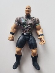 1998 JAKKS BCA BONE CRUSHING ACTION STONE COLD STEVE AUSTIN FIGURE camo shirt