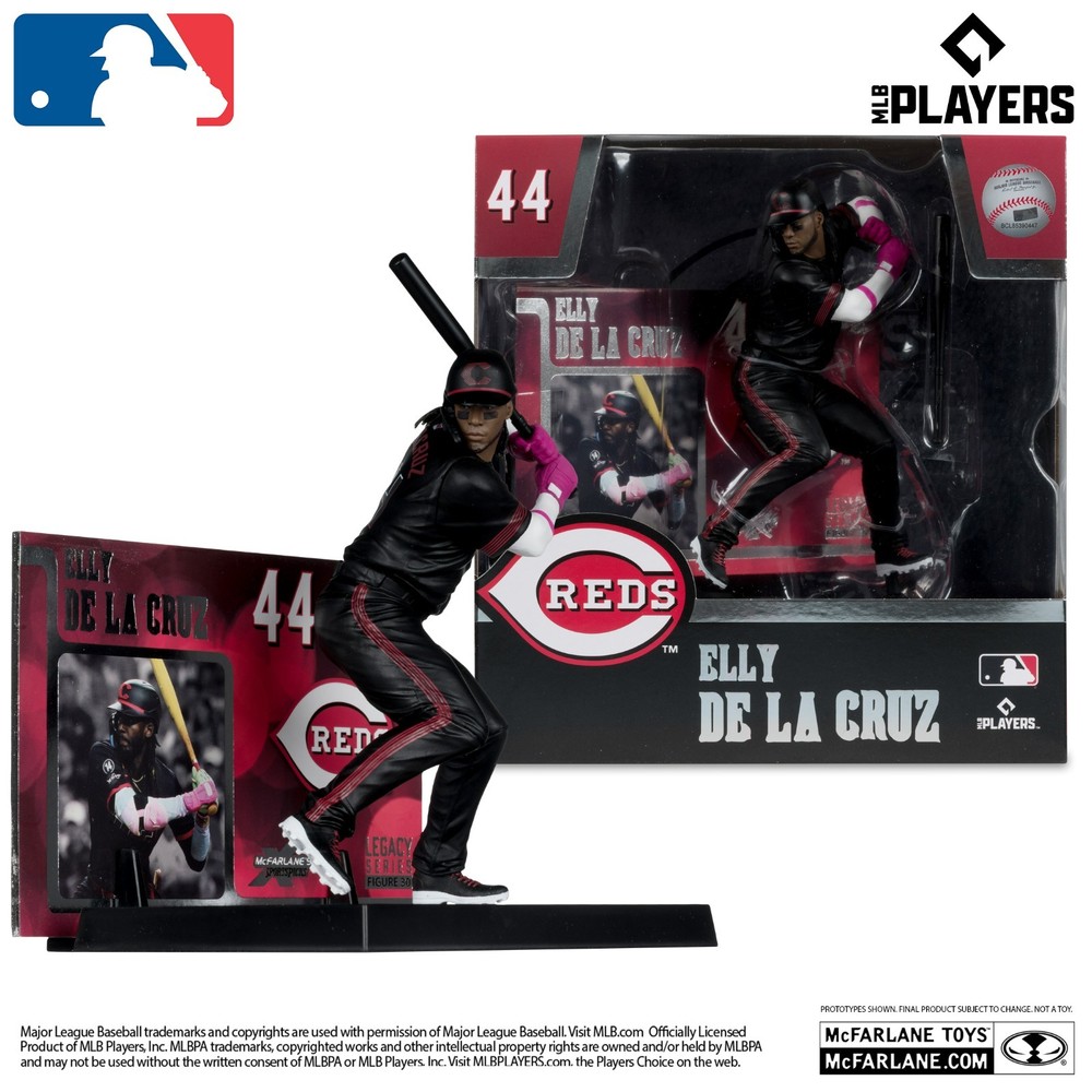 McFarlane MLB SportsPicks ELLY DE LA CRUZ City Connect Cincinnati Reds 7″ Fig
