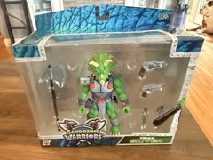 Saurozoic Warriors Triax Skiver action figure Green dinosaur New