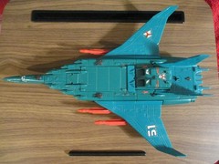 Vintage 1989 Kenner Mega Force BACKLASH Air Assault Rapid Deployer Attack Jet