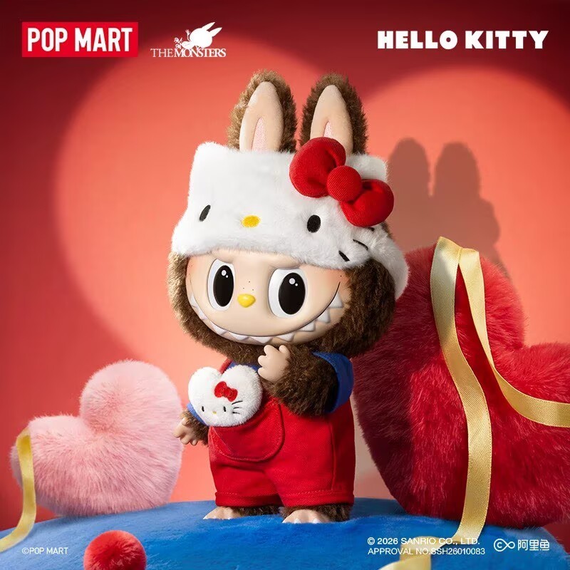 Authentic The Monste x Hello Kitty Series Figures Toy 38cm