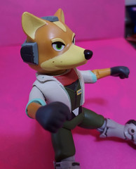 Jakks Pacific Starfox Fox McCloud 4″ Action Figure 2015 World of Nintendo