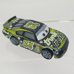 Disney Pixar Cars Dirkson D’agostino #34 Trunk Fresh Desert Race 11 Pack Mattel