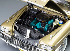 1958 Buick Limited Riviera Coupe Glacier White/Gold Mist in 1:18 scale New