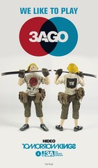 ThreeA 3AGO Tomorrow King (TK) Hideo 8″ Figure Ashley Wood Sealed Shipper 2014