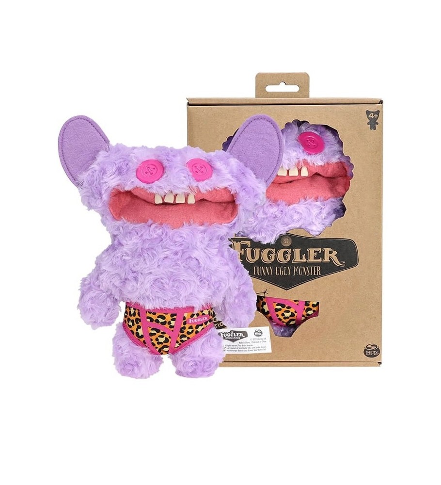 Fuggler Funny Ugly Monster – Budgie Edition 9″ – Grin Grin Plush #34 Purple