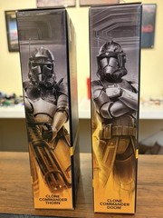 🔥 Star Wars The Black Series Clone Commander Doom #23 Commander Thorn #24 NEW