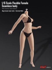 USA ANT 1/6 Super Flexible Seamless Female Normal Mid Breast Action Figure Body