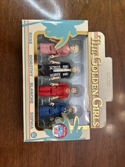 RARE!! Funko Reaction GOLDEN GIRLS ACTION FIGURE NY Comic Con 2016, Box Dings