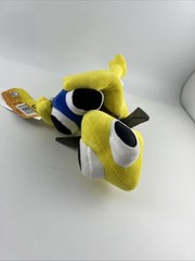 YELLOW 🌈 Rainbow Friends 🌈 8” Plush Toy Holding Blue Roy & Charles 🌈 NEW