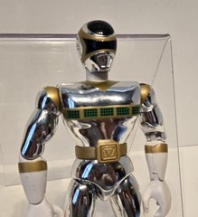 Bandai 1998 Power Rangers In Space 8″ Silver Ranger Action Figure