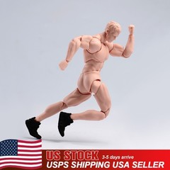 USA Wind Toys 1/12 Male Super Flexible Soldier 6″ Pale Skin Action Figure Body