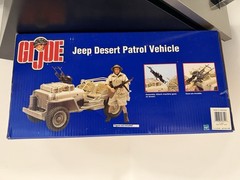 Hasbro GI Joe Jeep Desert Patrol Vehicle MIB 1/6 Scale