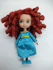 DISNEY STORE Animators Collection Merida 5″ toddler doll accessories set