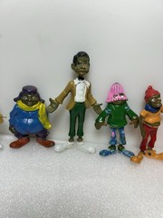 FAT ALBERT AND THE JUNKYARD GANG COSBY KIDS ACTION FIGURES. FULL SET OF 8
