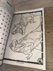 Jurassic World JUMBO Coloring and Activity Book Tear On Bottom