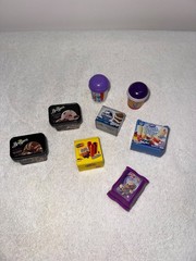 Lot of 8 Shopkins Real Littles Dessert Treats Real Branded Mini Containers Only